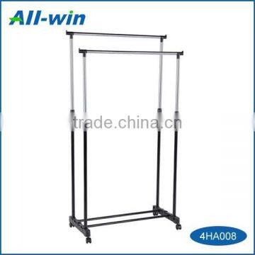 High-quality adjustable clothes hanger rack, clothes rack trolley