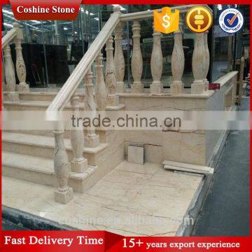 Popular Fashion Polished Natural Stone Sofita Beige Marble Staircase photo-5