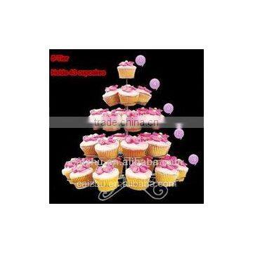 Perfect Decorative Metal Cupcake Wedding Cake Stand Rack photo-3