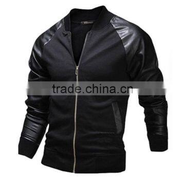 Varsity Jacket With Leather Sleeves photo-2
