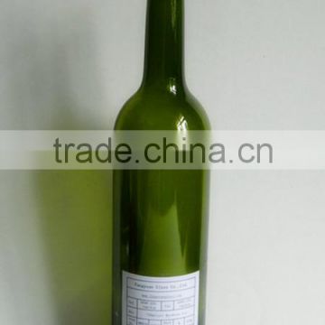 750ml green glass wine bottles wholesale