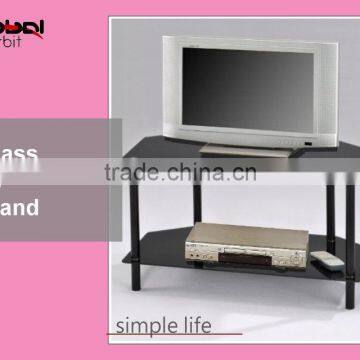 Home Furniture LCD Audio TV Rack Model Design Glass TV Stand