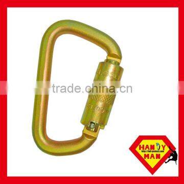 ANSI-2448TL Galvanized Steel Classic D Type Twist Lock ANSI Carabiner