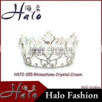Wholesale Rhinestone Pageant Crown Accessories for Crystal Hair Accessories Jewelry Tiara photo-2