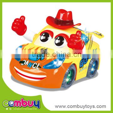 Hot sale battery operated 3D light singing electric car battery price