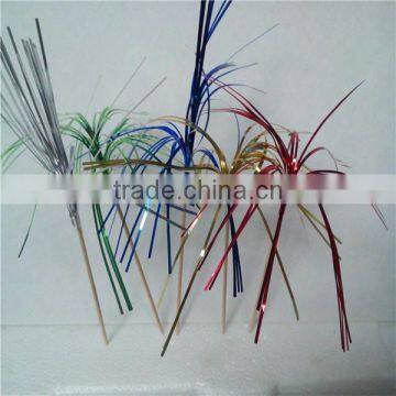 Cake Decorate Fancy Colorful Foil Palm Party Picks photo-5
