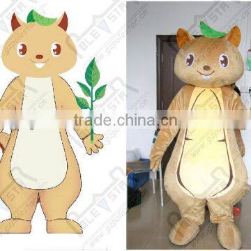 custom lovely squirrel mascot costumes