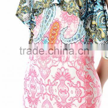 Printing Design Elegant Women Maxi Dress Party Dress Ladies Night Sexy Party Dress photo-2