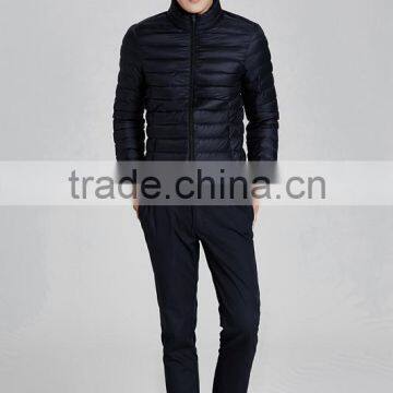 Customized Men Duck Down Jacket Without Hood photo-6
