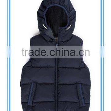 boys hooded gilet sleeveless jackets