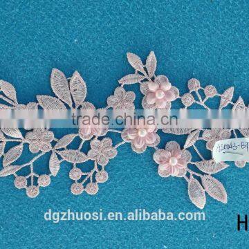 Customized Chiffon Lace Flower Exported to Worldwide photo-3