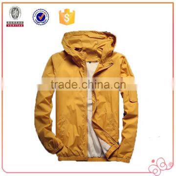 Hot Selling Simple Style Solid High Quality Nylon Men Jacket Sports Thin Jogging Coat Custom Logo Zipper Up