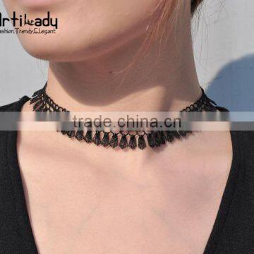 fabric lace choker necklace elegant woman necklace jewelry