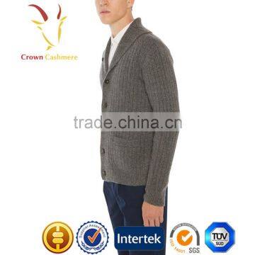 Custom Blend Cashmere Cardigan Sweater for Men photo-6