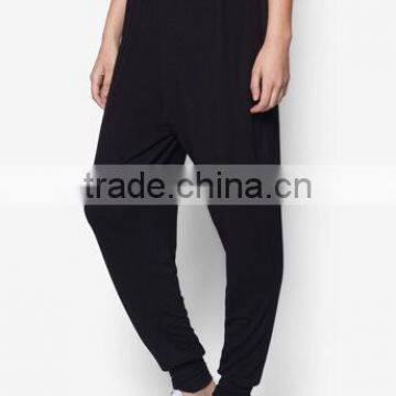 2017 Wholesale High Quality Custom Solid Plain Gym Spotrs Women Pants OEM Service photo-2