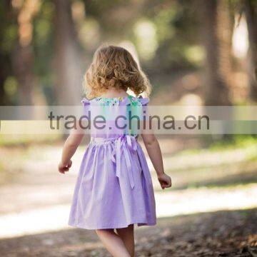 Wholesale Clothing Floral Sundress Baby Girl Party Dress Children Frocks Designs photo-3