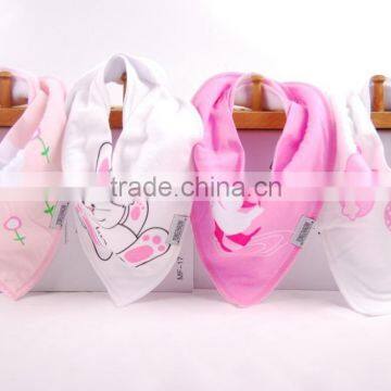 S17207A High Quality New Design Organic Cotton Baby Bandana Bibs photo-2