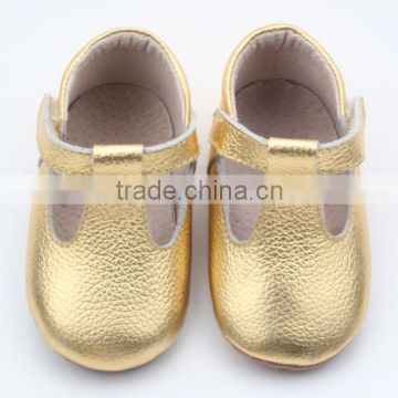 Popular anti-skid handmade soft leather baby shoes