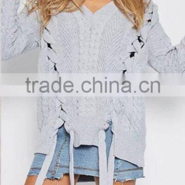 Runwaylover 152 New Design 2017 Ladies Fashion Knitted Hollow Out T-Shirt photo-3