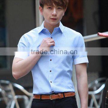 Custom Juqian Brand Stylish Slim Latest Shirt Designs Short Sleeve High-end Man Shirt photo-5