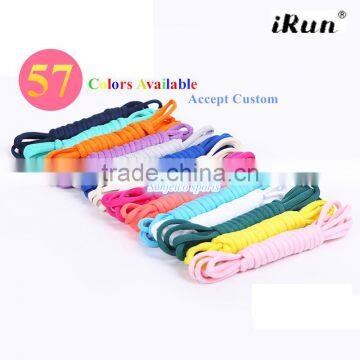 Oval Round Sports Shoelaces~Yeezy Shoelaces~Shoe Laces~Sneaker Boots Rainbow Color Lace~NO MOQ~57 Colors Available~Accept Custom