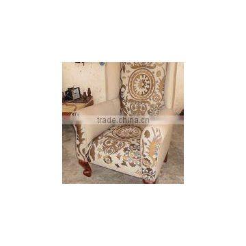 Designer Armchair Ethnic Bohemian Style With Embroidery