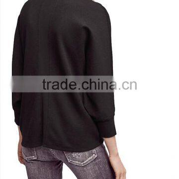 2017 Oem Fashion Wholesale Women Fleece Pullover Hoodie Sweater Women Fleece Pullover Sweater photo-2