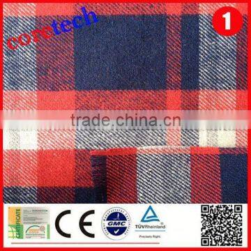 High Quality Wholesale Cotton Polyster Check Fabric Factory photo-2