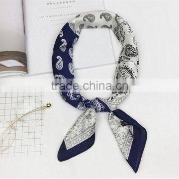 Custom Design High Quality Printing Fashion Silk Scarf photo-2