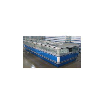 Seafood Freezering Supermarket Island Refrigeration