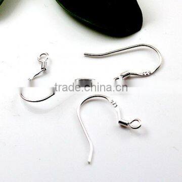 925 Silver Fish Dangle Earring Clasps Hooks Lever Back Earring Wires For Jewelry Diy