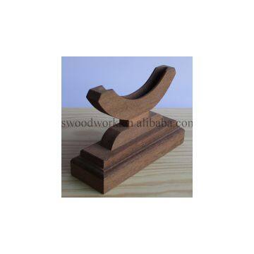 Wooden rack for support gemstone