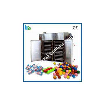 Newly designed gum base baking oven for coating chewing gum