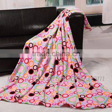 Chinese Factory spot Printed coral fleece blanket with top quality