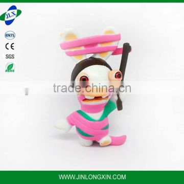 promotional gifts rabbit small plastic toy figures