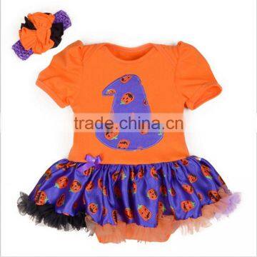 Modern Style Unique 1st Halloween Costume Newborn Baby Girl Romper Dress Outfit Set