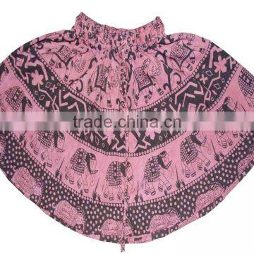 2017 Indian Cotton Mini Skirt