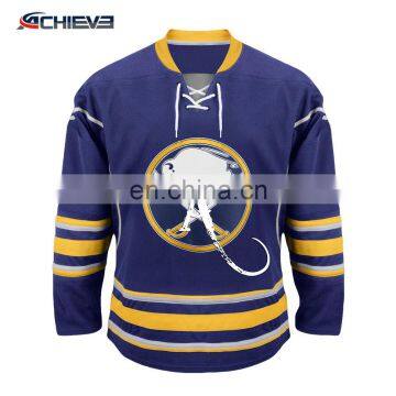 custom ice hockey jersey/ wholesale blank christmas hockey jerseys