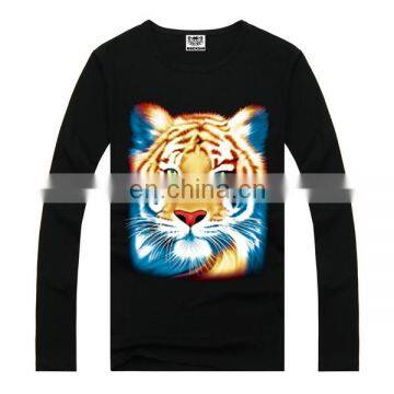 Tiger print wholesale t shirts,t-shirts in bulk,t shirts manufacturers china