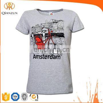 Wholesale Custom Ladies T-shirt Print Design