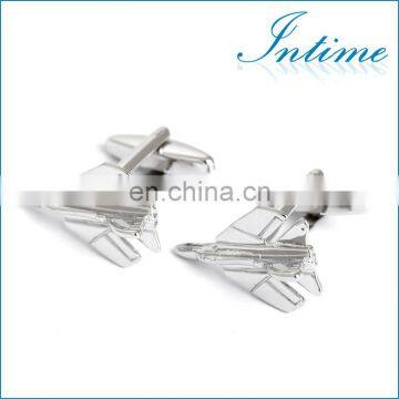 Novelty airplane metal popular cufflinks for men jewelry