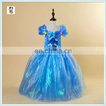 Quality Cinderella Movie Kids Cosplay Party Costumes HPC-3137