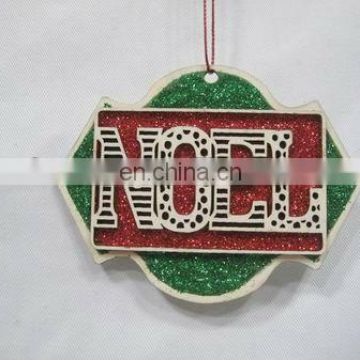 Wooden craft - noel ornament