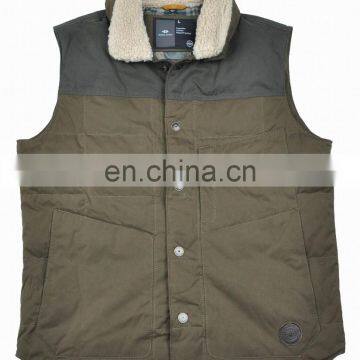 2015 lastest fashion classic simple quilted men sleeveless jacket