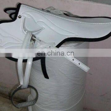 Horse leather excercise racing saddles