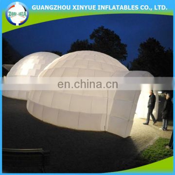 Customized Large PVC Tarpaulin tent, Inflatable Tent with two rooms