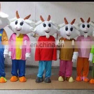 2016 high quality goat mascot costume for adults