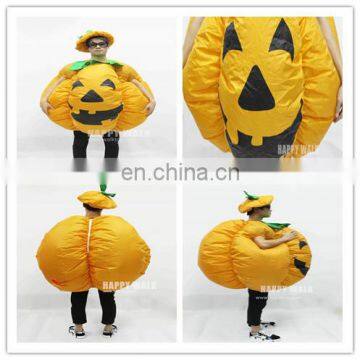 HI CE inflatable pumpkin costume for adult size,inflatable costume for Halloween festival