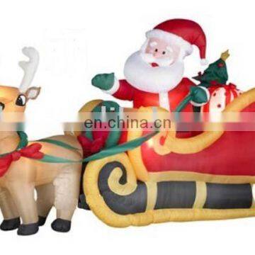 Animated Santa Sled Reindeer