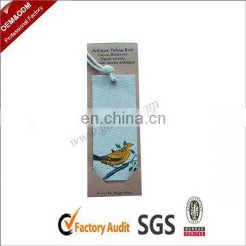 Factory Direct Manufactured Canvas Bookmarks for Promotion